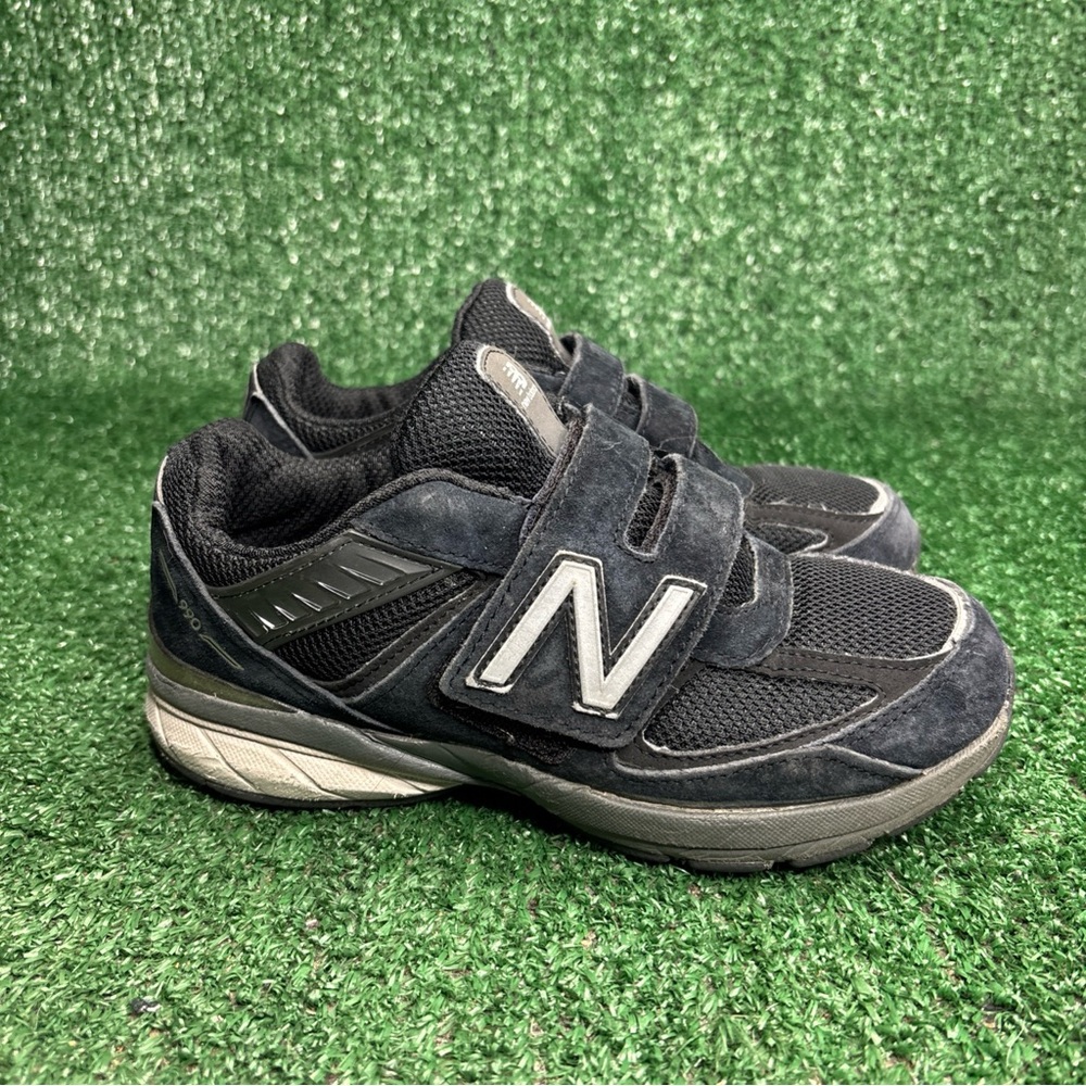 New Balance 990v5 Shoes Boys Size 2 Black Running Sneakers